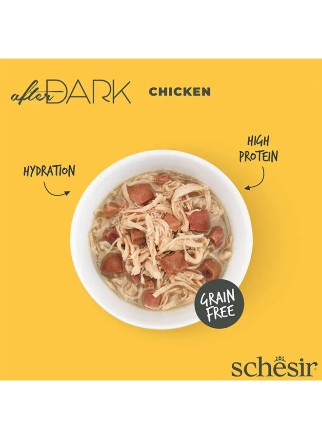 Caesar Cheezer After Dark Chicken Pâté Cans for Adult Cats - Image 2